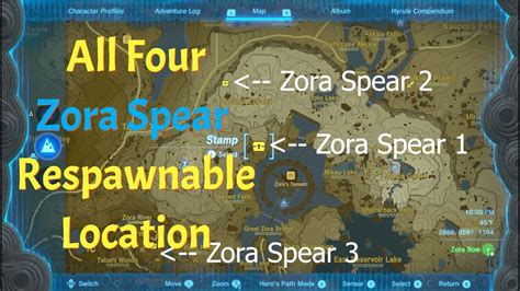 Zora spear location totk - The Zora Spear is most commonly found within the Lanaryu Wetlands, Upland Zorana locations in Zelda TotK. Zelda TotK How to get and where to find Zora Spear Map. List of fuse combos and effect you can make with Zora Spear. 